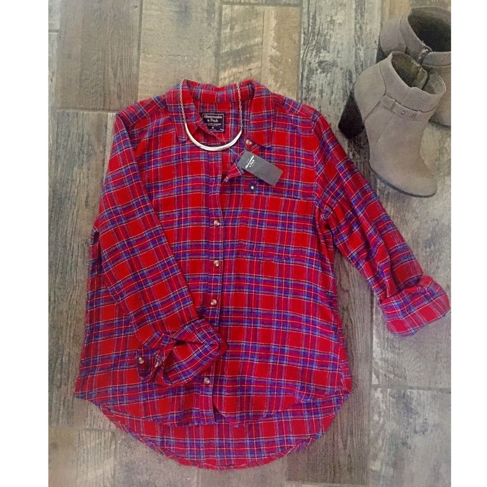 Long sleeve flannel shirt